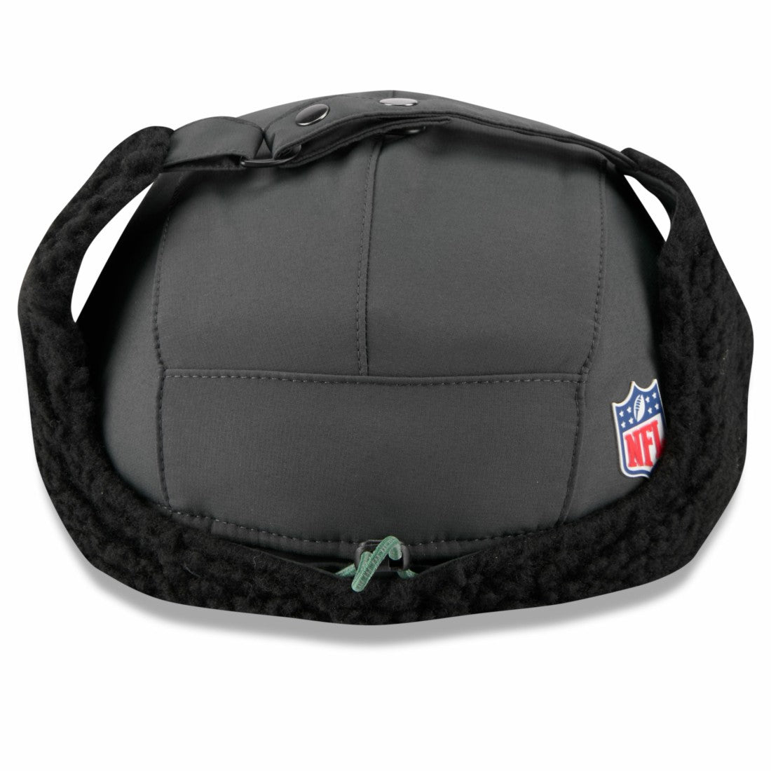 Green Bay Packers New Era 2025 Sideline Cold Weather Runner Dog Ear Adjustable Hat Charcoal