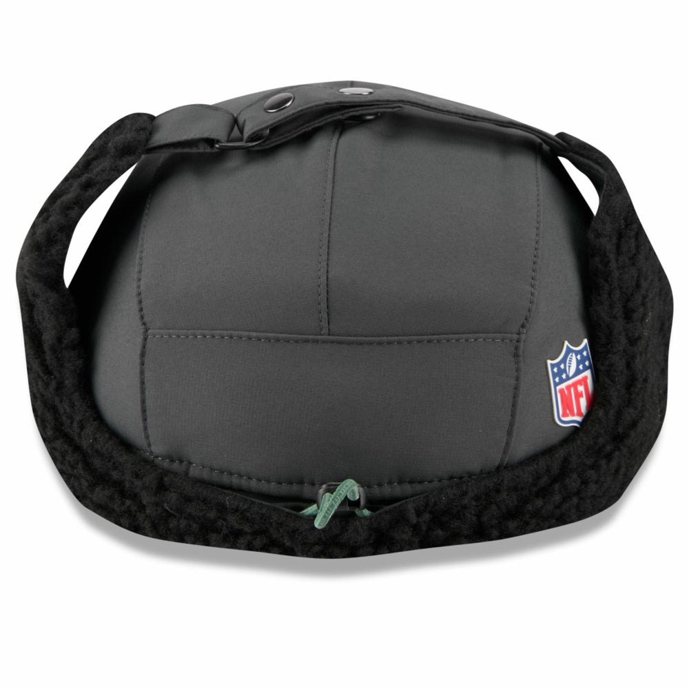 Green Bay Packers New Era 2025 Sideline Cold Weather Runner Dog Ear Adjustable Hat Charcoal