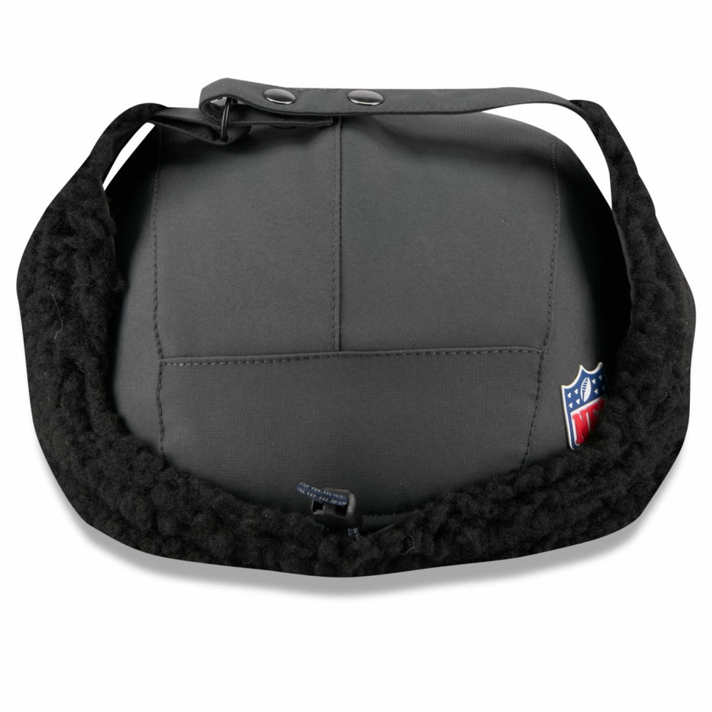 Houston Texans New Era 2025 Sideline Cold Weather Runner Dog Ear Adjustable Hat Charcoal