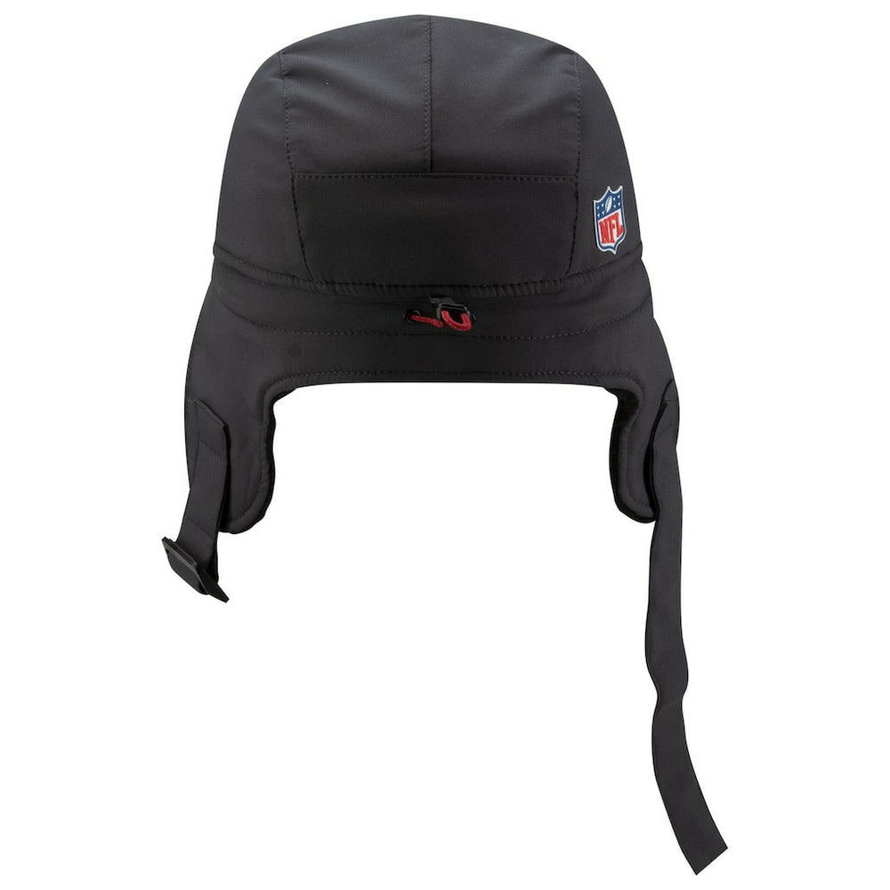 Kansas City Chiefs New Era 2025 Sideline Cold Weather Runner Dog Ear Adjustable Hat Charcoal