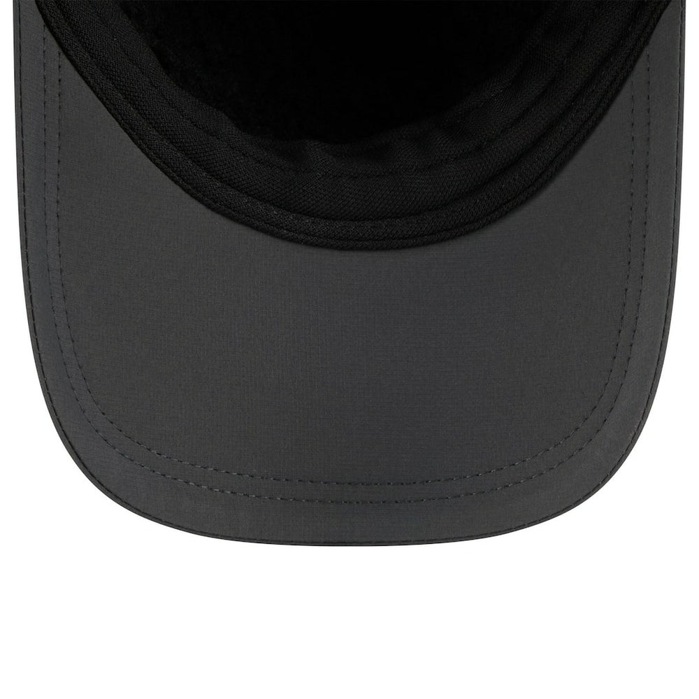 Las Vegas Raiders New Era 2025 Sideline Cold Weather Runner Dog Ear Adjustable Hat Charcoal