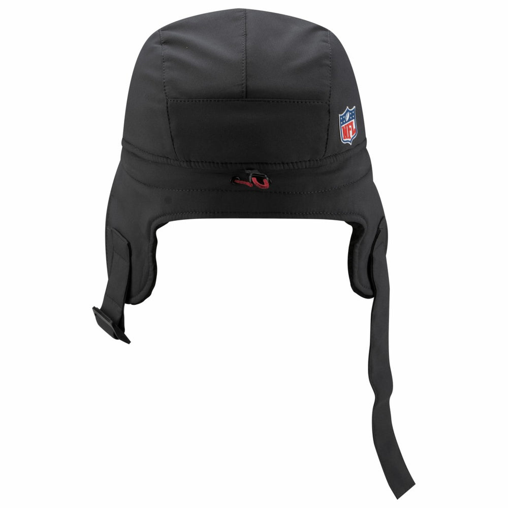 Tampa Bay Buccaneers New Era 2025 Sideline Cold Weather Runner Dog Ear Adjustable Hat Charcoal