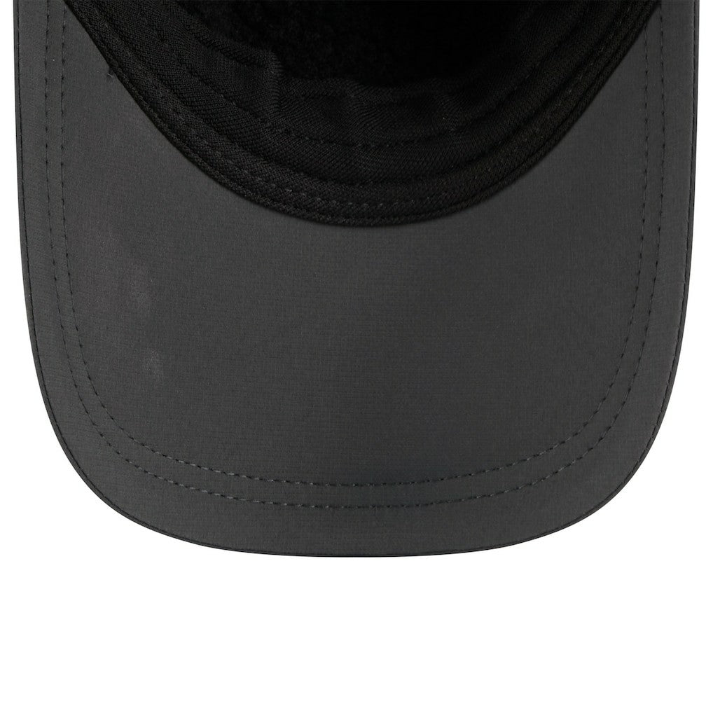 Atlanta Falcons New Era 2025 Sideline Cold Weather Runner Dog Ear Adjustable Hat Charcoal