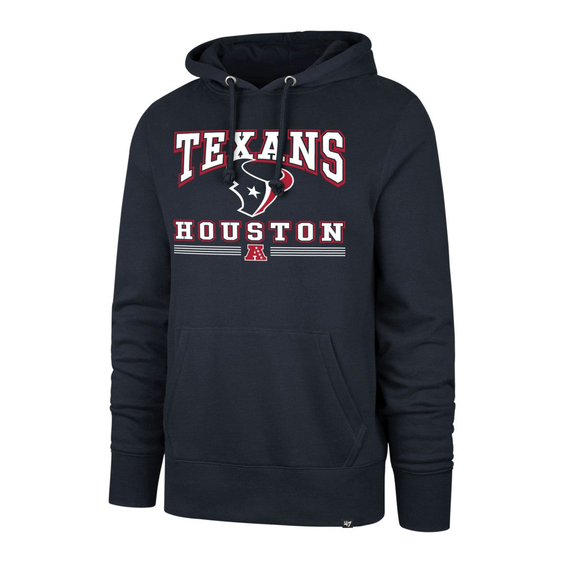 47 brand Houston Texans '47 Packed House Headline Pullover Hoodie Navy