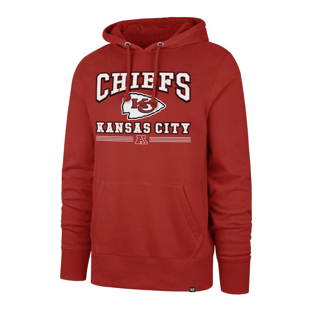 47 brand Kansas City Chiefs '47 Packed House Headline Pullover Hoodie Red