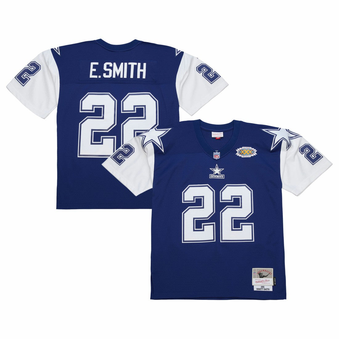 Mitchell & Ness Emmitt Smith Dallas Cowboys 1995 Legacy Replica Jersey Navy