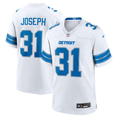Nike Kerby Joseph Detroit Lions Game Jersey White