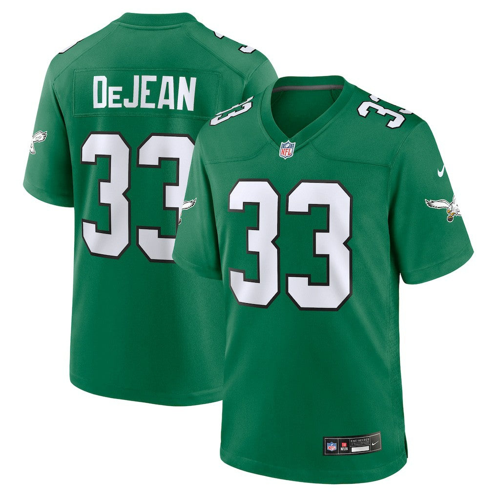 Nike Cooper DeJean Philadelphia Eagles Alternate Game Jersey Kelly Green