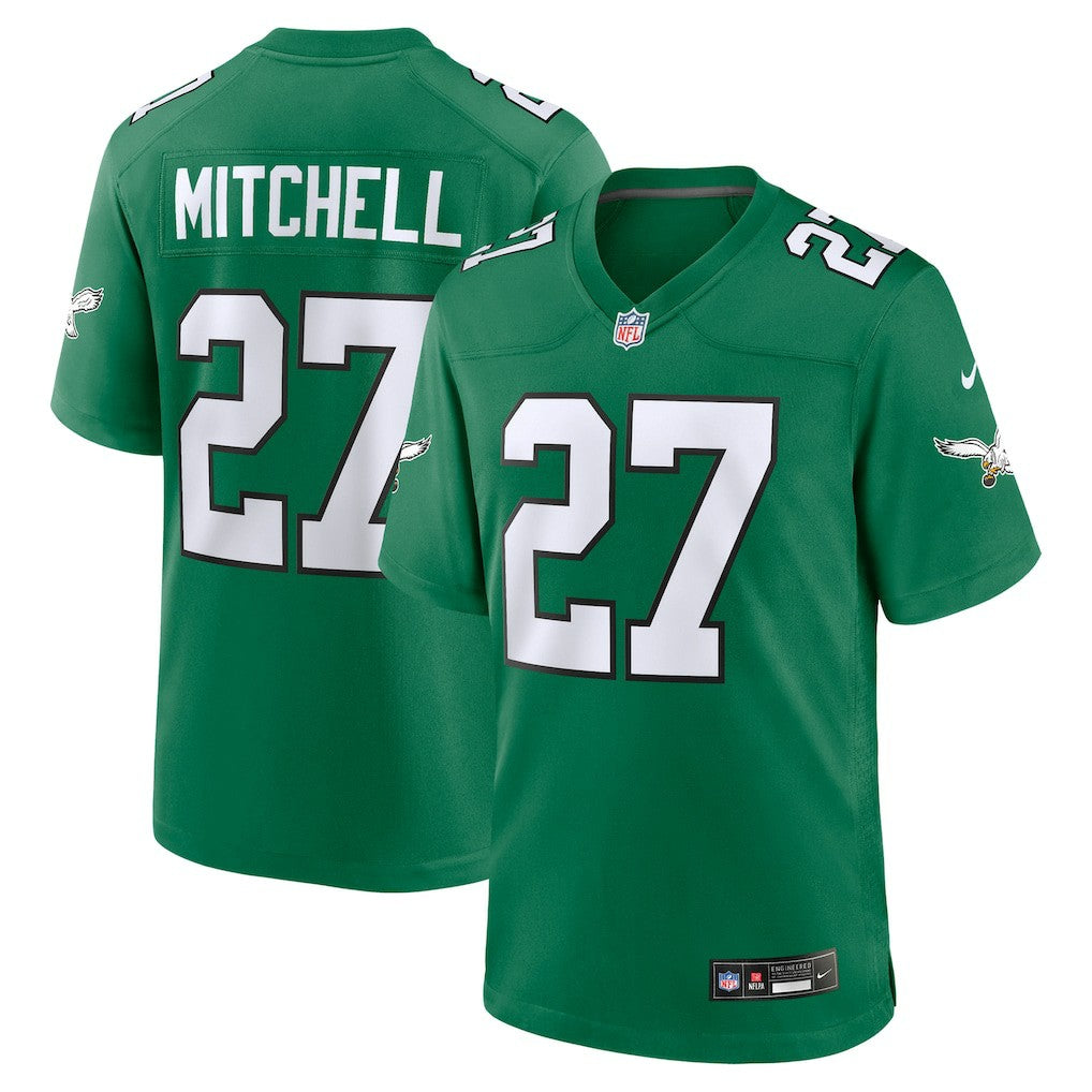 Nike Quinyon Mitchell Philadelphia Eagles Alternate Game Jersey Kelly Green