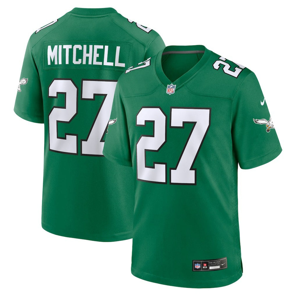 Nike Quinyon Mitchell Philadelphia Eagles Alternate Game Jersey Kelly Green