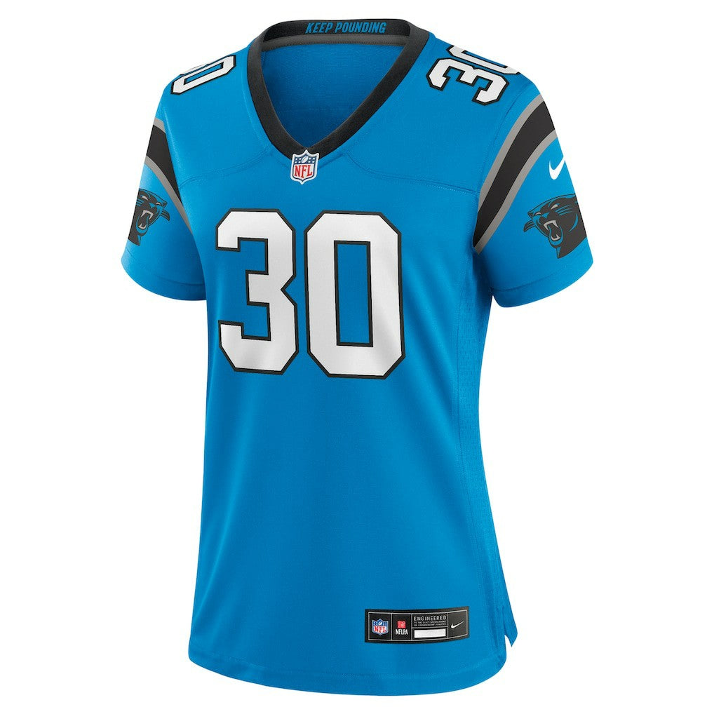 Nike Chuba Hubbard Carolina Panthers Women's Alternate Game Jersey Blue
