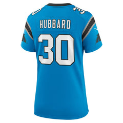 Nike Chuba Hubbard Carolina Panthers Women's Alternate Game Jersey Blue