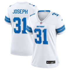 Nike Kerby Joseph Detroit Lions Women's Game Jersey White