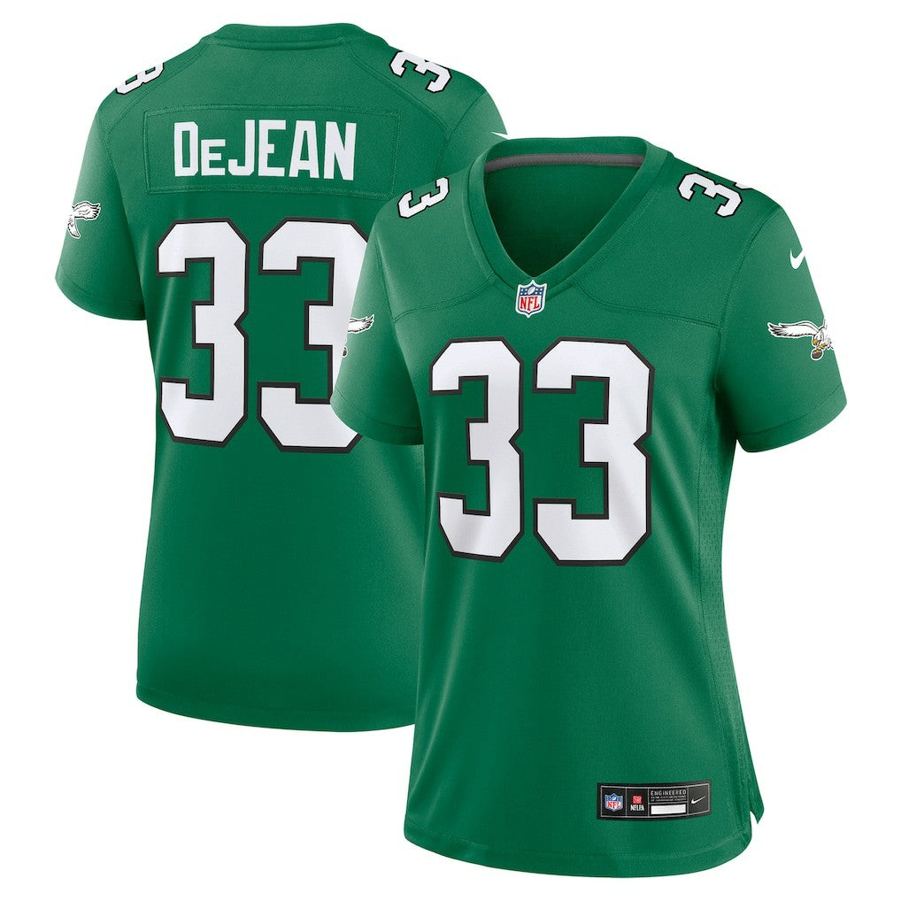 Nike Cooper DeJean Philadelphia Eagles Women's Alternate Game Jersey Kelly Green