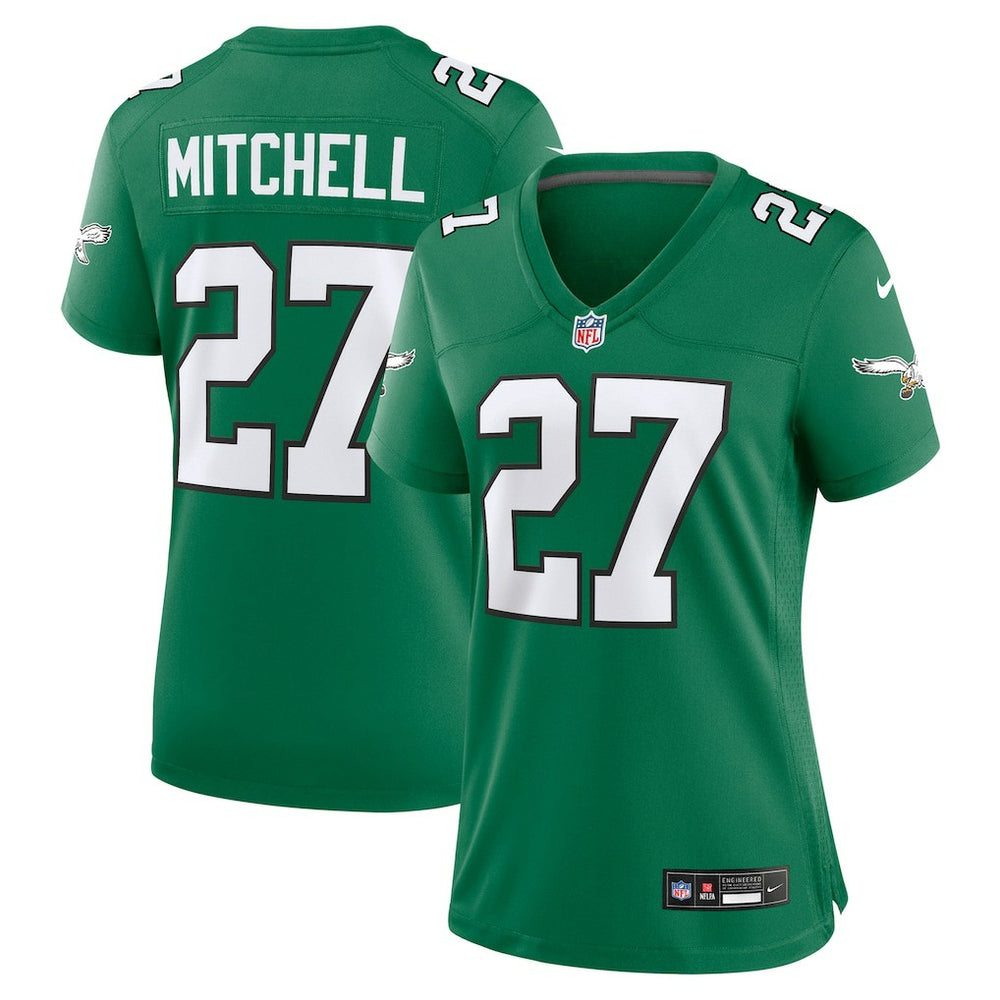 Nike Quinyon Mitchell Philadelphia Eagles Women's Alternate Game Jersey Kelly Green
