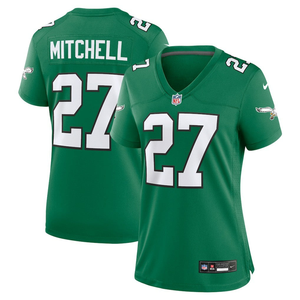 Nike Quinyon Mitchell Philadelphia Eagles Women's Alternate Game Jersey Kelly Green