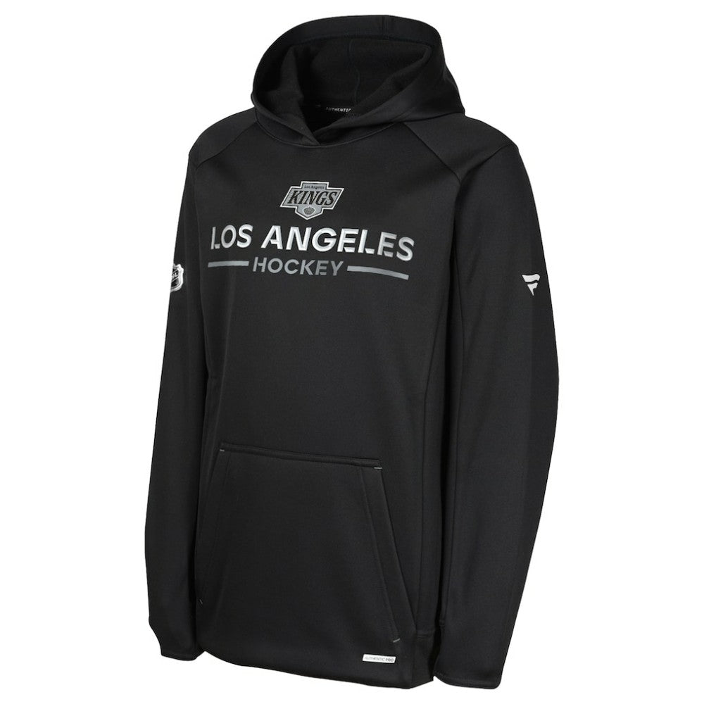 Los Angeles Kings Fanatics Youth Authentic Pro Rink Raglan Hoodie - Black - NHL 202634964