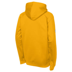 Nashville Predators Fanatics Youth Authentic Pro Rink Raglan Hoodie - Gold - NHL 202634973