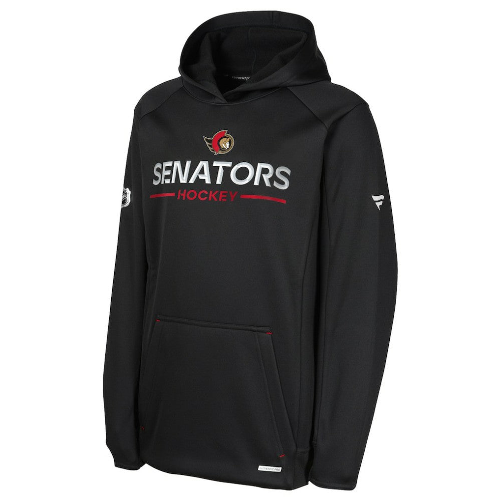 Ottawa Senators Fanatics Youth Authentic Pro Rink Raglan Hoodie - Black - NHL 202634976