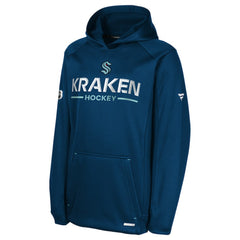 Seattle Kraken Fanatics Youth Authentic Pro Rink Raglan Hoodie - Deep Sea Blue - NHL 202634978