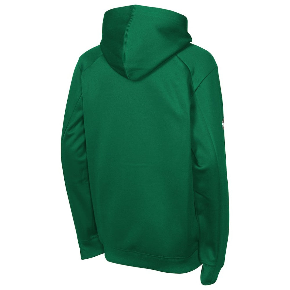 Dallas Stars Fanatics Youth Authentic Pro Rink Raglan Hoodie - Kelly Green - NHL 202634979