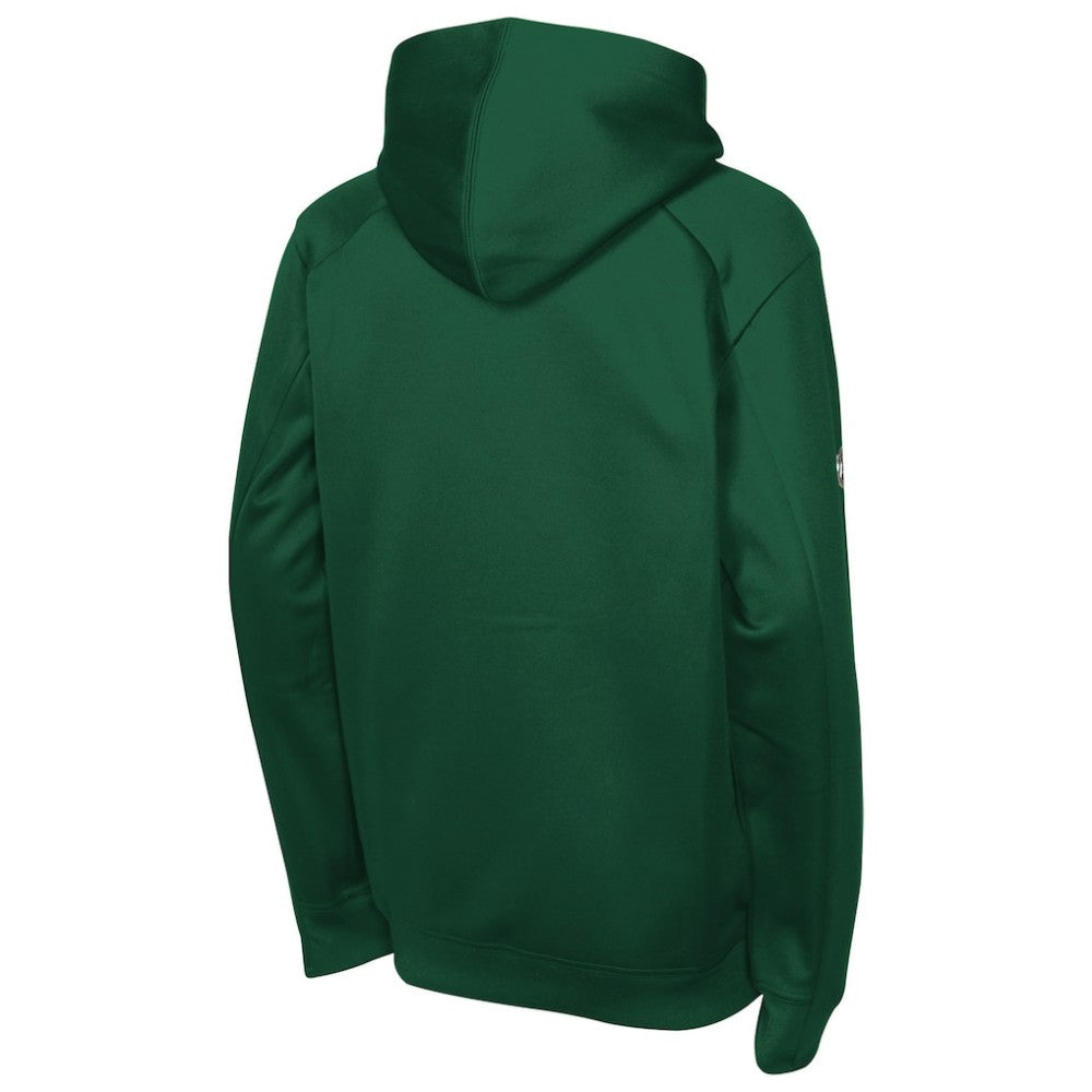Minnesota Wild Fanatics Youth Authentic Pro Rink Raglan Hoodie - Green - NHL 202634985