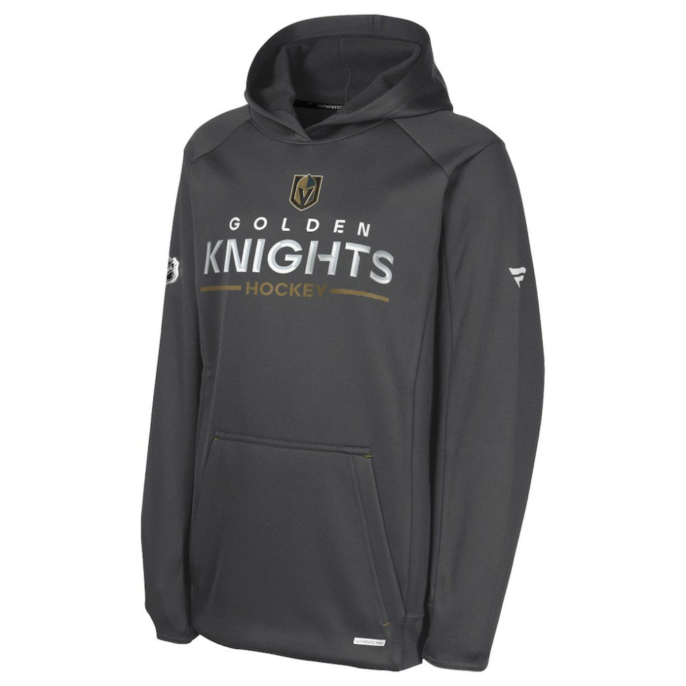 Vegas Golden Knights Fanatics Youth Authentic Pro Rink Raglan Hoodie - Gray - NHL 202634992