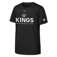 Los Angeles Kings Fanatics Youth Authentic Pro Wordmark T-Shirt - Black - NHL 202635016