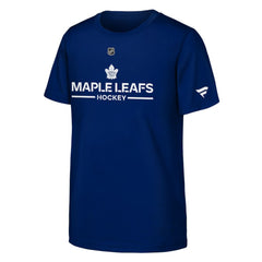 Toronto Maple Leafs Fanatics Youth Authentic Pro Wordmark T-Shirt - Blue - NHL 202635017