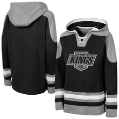 Los Angeles Kings Outerstuff Youth Ageless Must Have Home V-Neck Hoodie - Black - NHL 202635035
