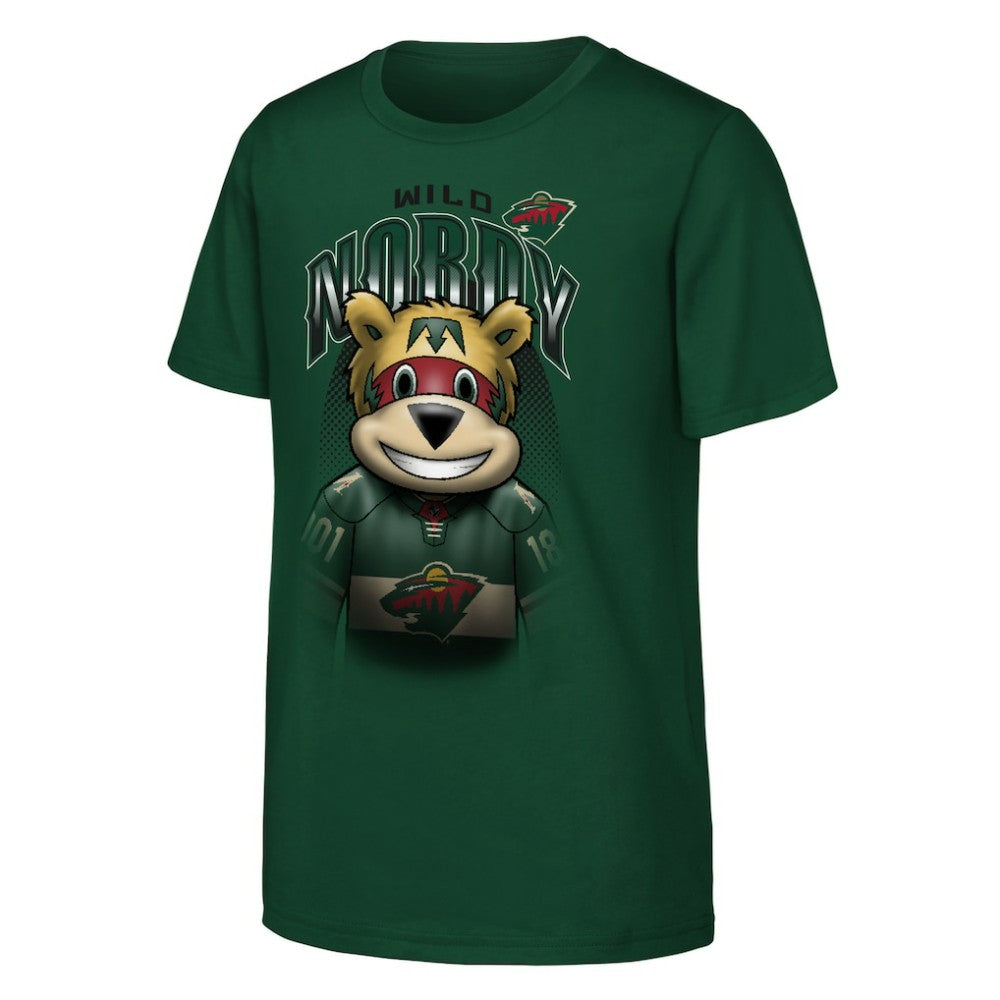 Minnesota Wild Outerstuff Youth Mascot Highlight T-Shirt - Green - NHL 202635075