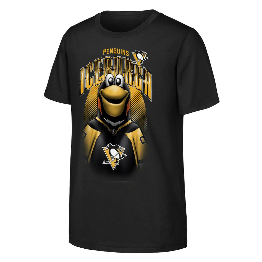 Pittsburgh Penguins Outerstuff Youth Mascot Highlight T-Shirt - Black - NHL 202635081