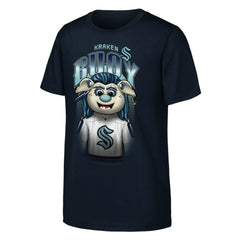 Seattle Kraken Outerstuff Youth Mascot Highlight T-Shirt - Navy - NHL 202635087