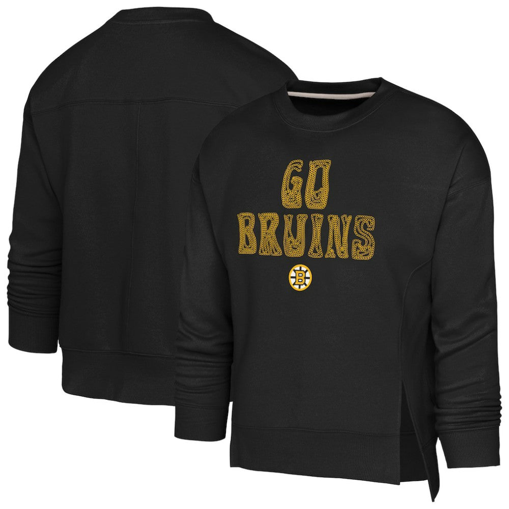 Boston Bruins Outerstuff Girls Youth Game Love Sweatshirt - Black - NHL 202635100