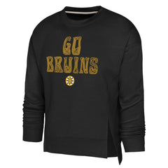 Boston Bruins Outerstuff Girls Youth Game Love Sweatshirt - Black - NHL 202635100