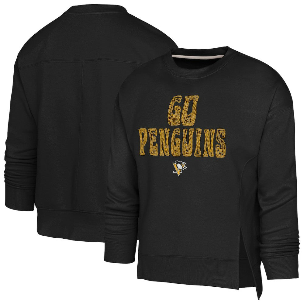 Pittsburgh Penguins Outerstuff Girls Youth Game Love Sweatshirt - Black - NHL 202635103