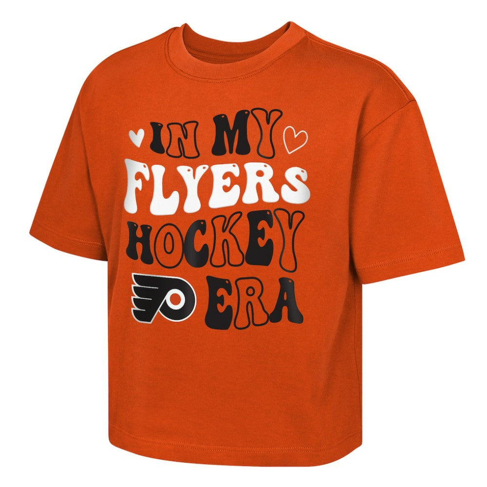 Philadelphia Flyers Outerstuff Girls Youth In My Era Boxy T-Shirt - Orange - NHL 202635106