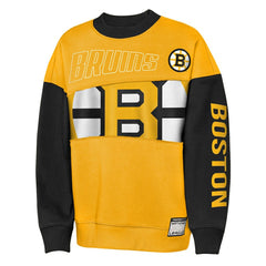 Boston Bruins Outerstuff Youth Impact Player Sweatshirt - Gold/Black - NHL 202635173