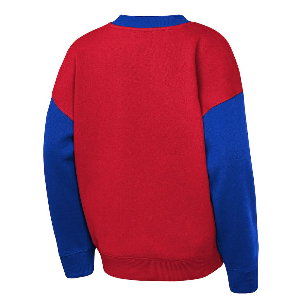 New York Rangers Outerstuff Youth Impact Player Sweatshirt - Red/Blue - NHL 202635174
