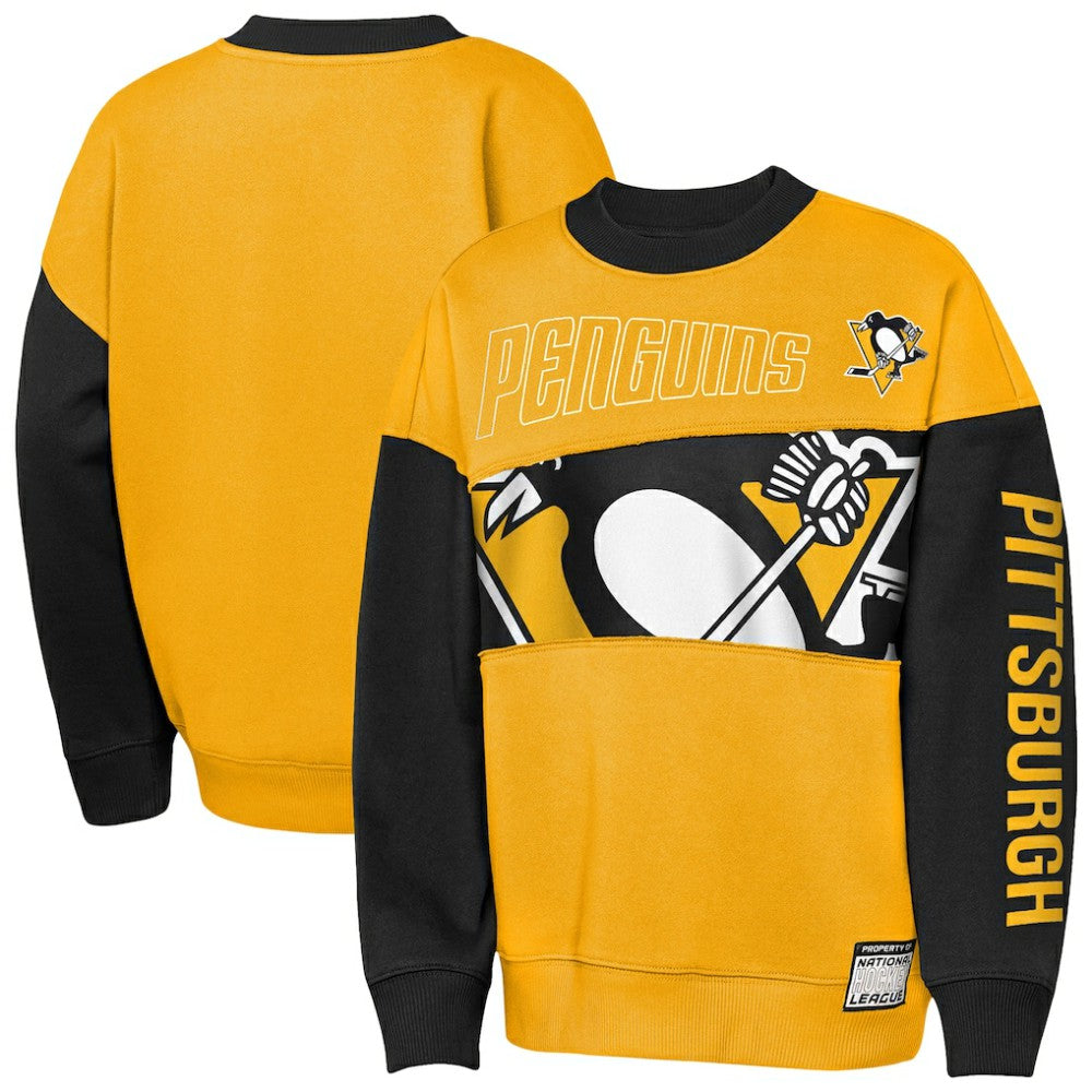 Pittsburgh Penguins Outerstuff Youth Impact Player Sweatshirt - Gold/Black - NHL 202635175