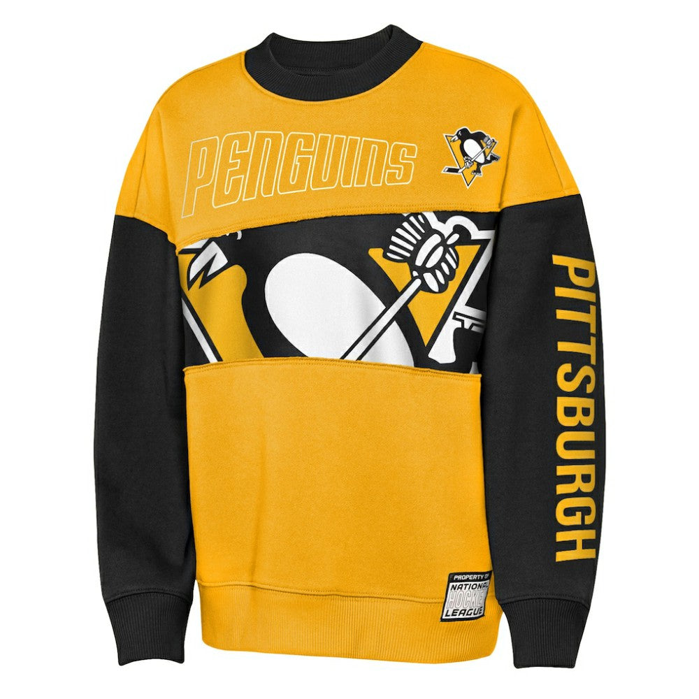 Pittsburgh Penguins Outerstuff Youth Impact Player Sweatshirt - Gold/Black - NHL 202635175