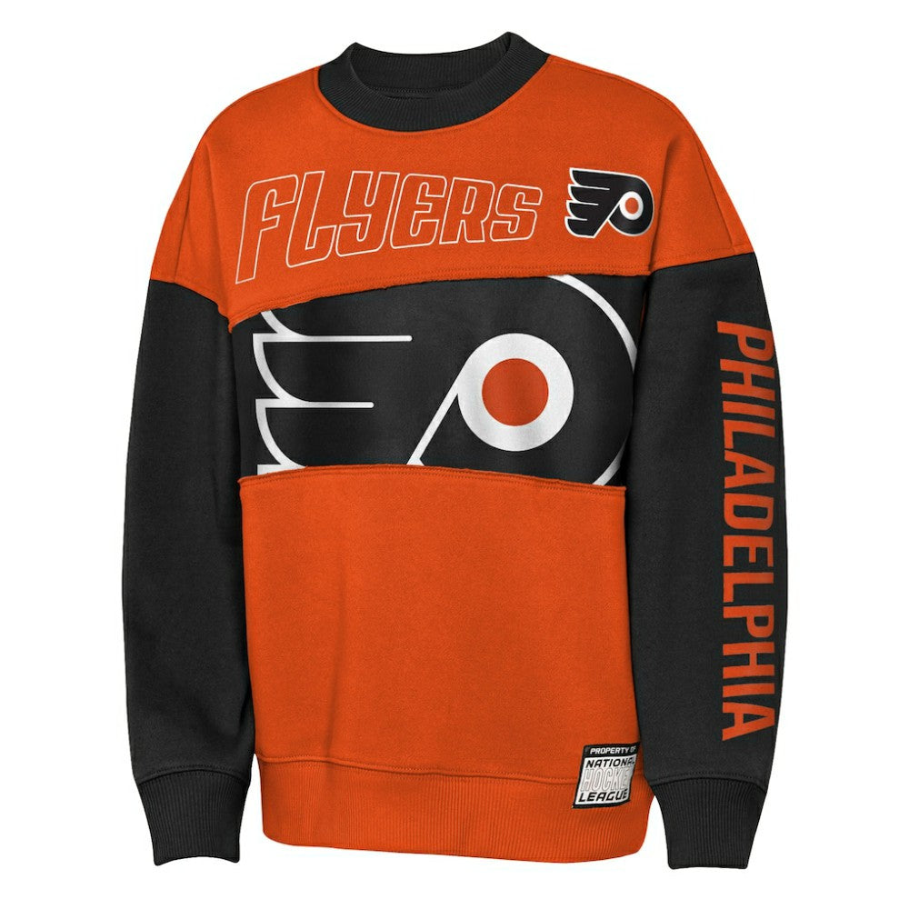 Philadelphia Flyers Outerstuff Youth Impact Player Sweatshirt - Orange/Black - NHL 202635177