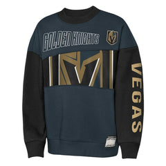 Vegas Golden Knights Outerstuff Youth Impact Player Sweatshirt - Steel/Black - NHL 202635178