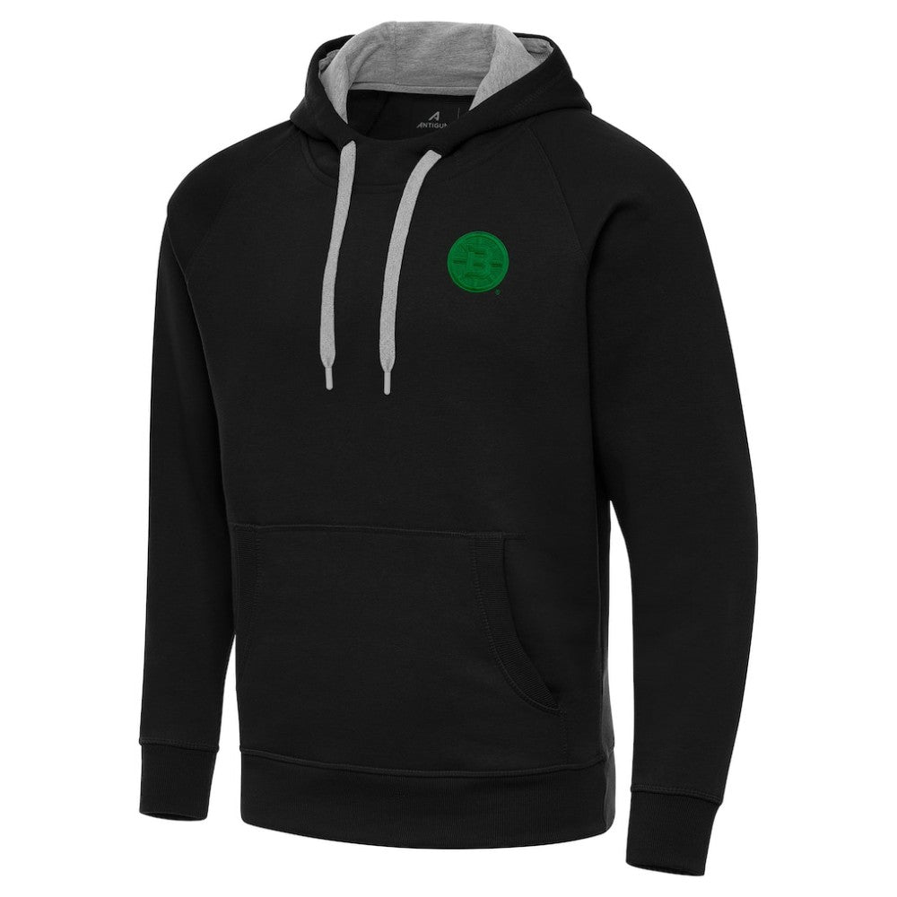 Boston Bruins Antigua St. Patrick's Day Victory Pullover Hoodie - Black - NHL 202635184