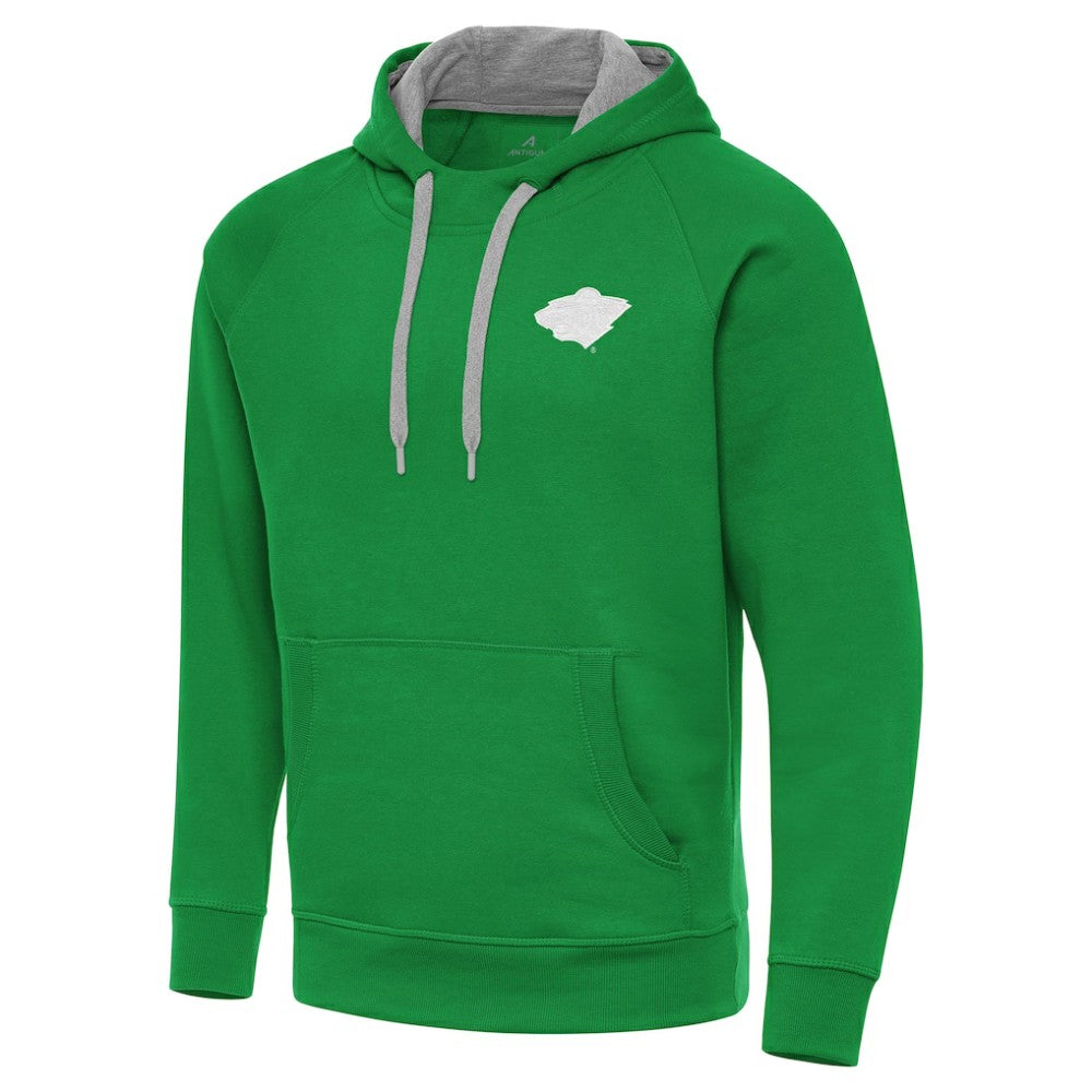 Minnesota Wild Antigua St. Patrick's Day Victory Pullover Hoodie - Kelly Green - NHL 202635198