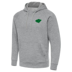 Minnesota Wild Antigua St. Patrick's Day Victory Pullover Hoodie - Heather Gray - NHL 202635202