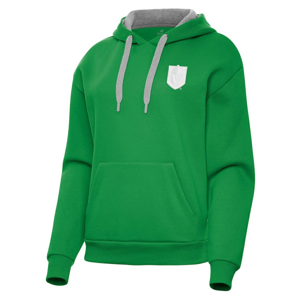 Vegas Golden Knights Antigua Women's St. Patrick's Day Victory Pullover Hoodie - Kelly Green - NHL 202635224