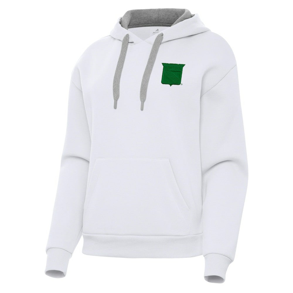 New York Rangers Antigua Women's St. Patrick's Day Victory Pullover Hoodie - White - NHL 202635227