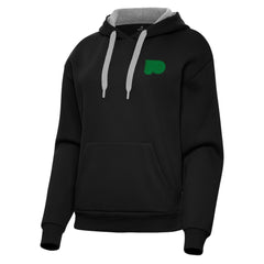 Philadelphia Flyers Antigua Women's St. Patrick's Day Victory Pullover Hoodie - Black - NHL 202635232