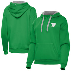 Pittsburgh Penguins Antigua Women's St. Patrick's Day Victory Pullover Hoodie - Kelly Green - NHL 202635235